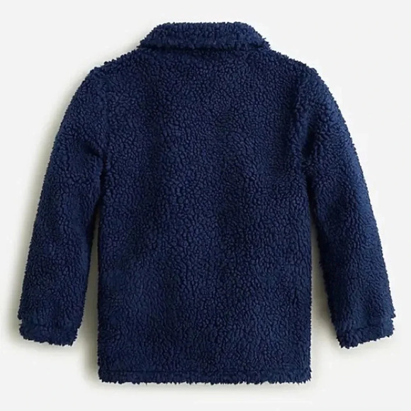 J.Crew Girls' shirt-jacket in sherpa - Picture 3 of 15